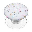 PopSockets Adhesive Phone Grip, Holder, Phone Stand, Rainbow - Circus Regrind White
