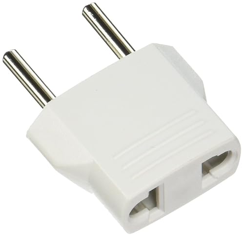 Ckitze Turkey, Italy, Iceland Travel USA to Europe/Asia/Africa Power Plug Adapter - Flat to Round - American to European Outlet for Mobile Cell…
