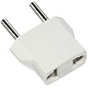 Ckitze Turkey, Italy, Iceland Travel USA to Europe/Asia/Africa Power Plug Adapter - Flat to Round - American to European Outlet for Mobile Cell…