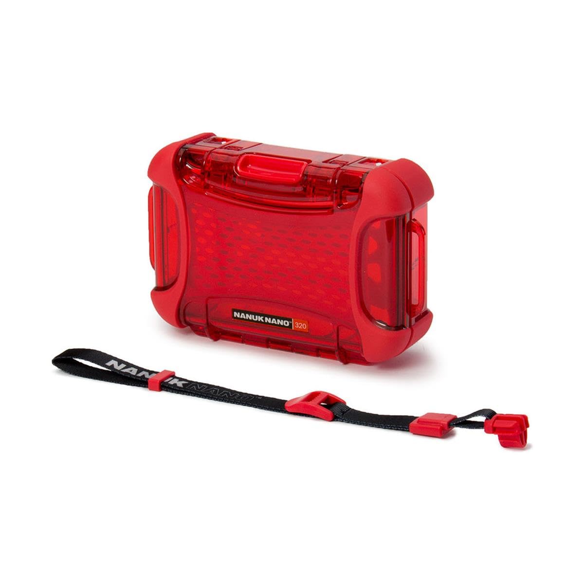 Nanuk 320-0009 Nano Series Waterproof Medium Hard Case for Phones, Cameras and Electronics (Red)