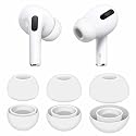 3 Pairs Compatible with AirPods Pro 1st 2nd Ear Tips Buds, Small Medium Large 3 Size Replacement Silicone Rubber Eartips Earbuds Gel Accessories