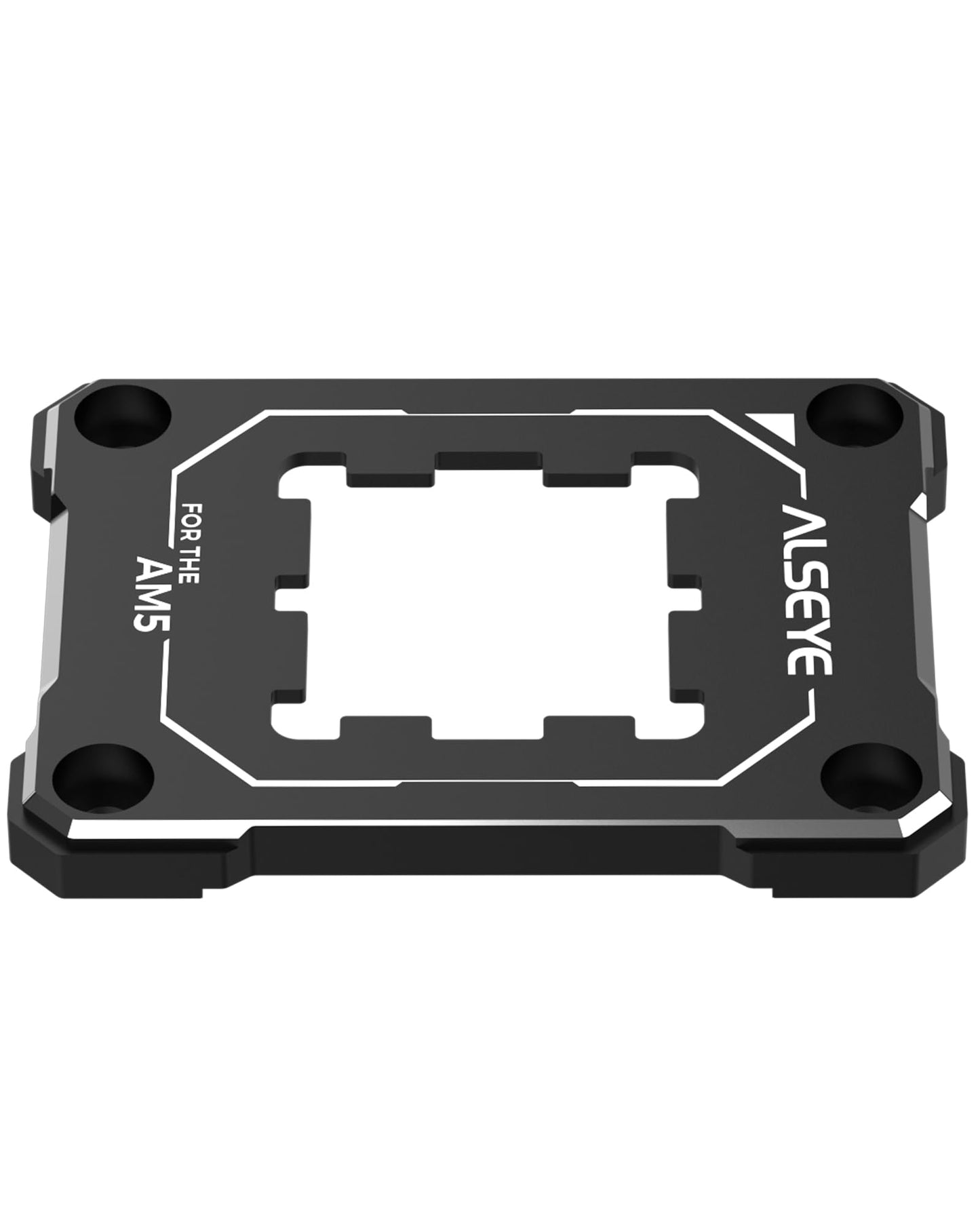 ALSEYE CPU Contact Frame for AM5 Retrofit Kit, Anti-Bending Buckle for AMD AM5 CPU (Black)