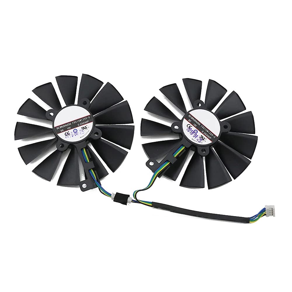 Rakstore FDC10M12S9-C 95mm Graphics Card Cooling Fan Replacement for ASUS CERBERUS-GTX1070TI-A8G GTX 1070 Ti 8GB Cerberus Cooler Fan