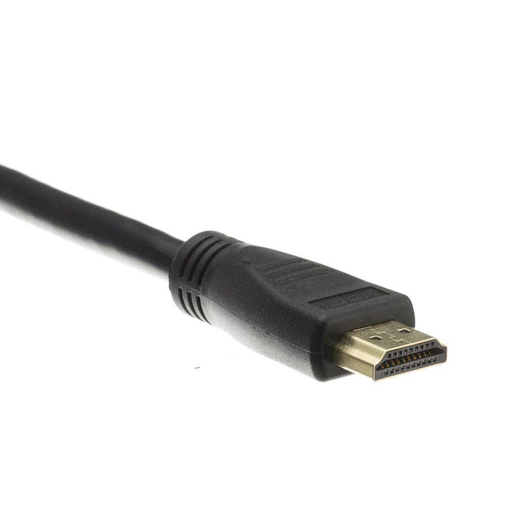 CableWholesale 4K Ultra High Speed HDMI Cable, 18 Gbps, HDMI-A Male to HDMI-A Male Connector, 26 AWG, Black, 15 feet