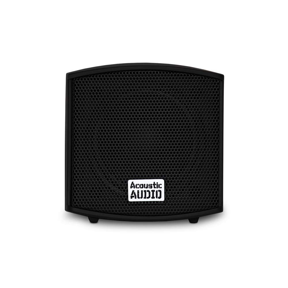 Acoustic Audio AA321B Mountable Indoor Speakers 800 Watts Black 2 Pair Pack AA321B-2Pr