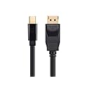 Monoprice Mini DisplayPort 1.2 to DisplayPort Cable - 15 Feet, 4K Capable, Supports 3D Video - Select Series Black