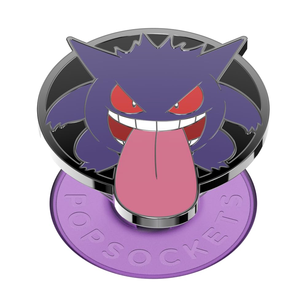 PopSockets Adhesive Phone Grip, Holder, Phone Stand, Pokemon - Gengar Night Shade