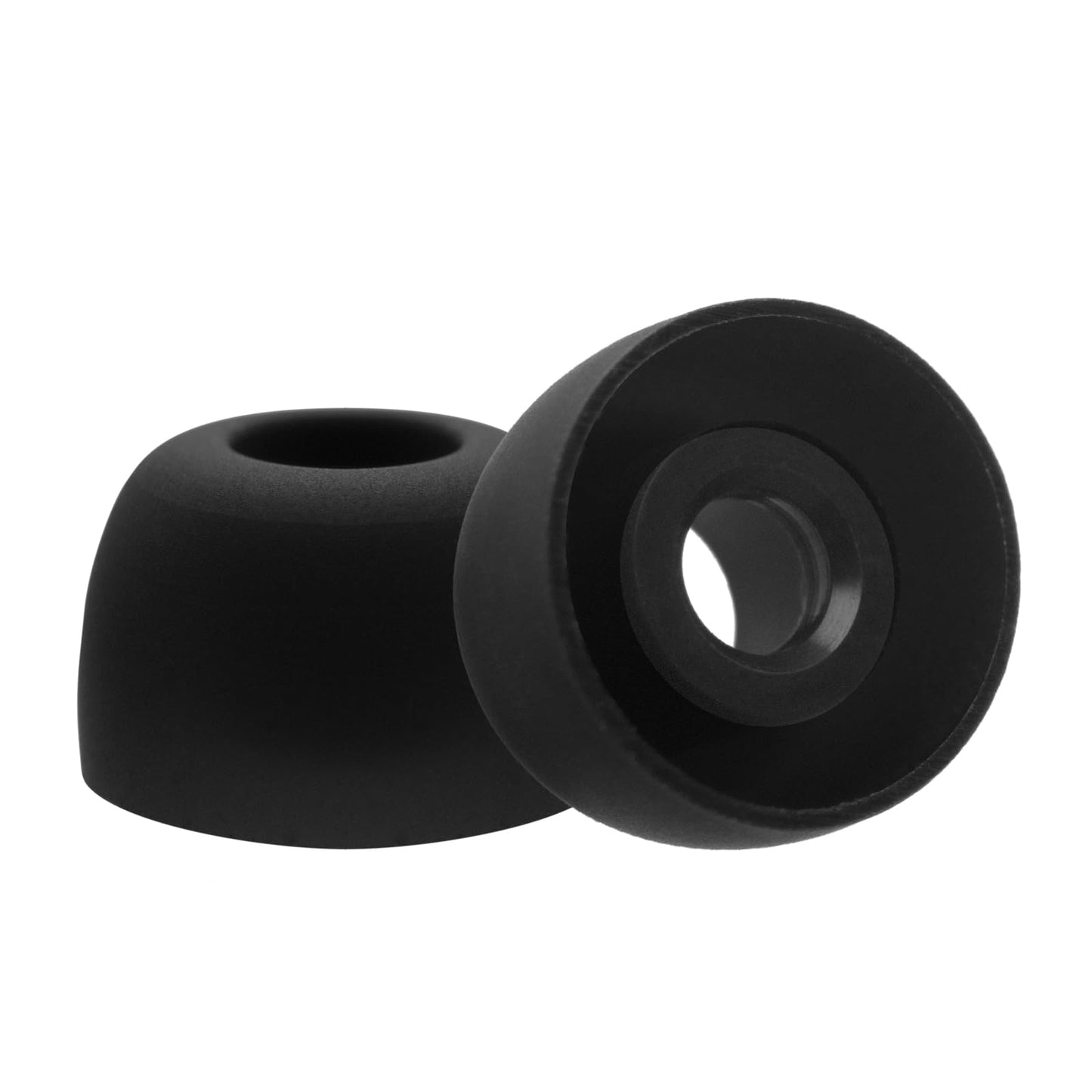 Klowcok Replacement Ear Tips for EarFun Air Pro 4, Air Pro 3, Free 2S, Free Pro 2, Free Pro 3, Soft Silicone Earbuds Tips, 8 Pairs (XS/S/M/L) Black