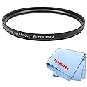 Tronixpro 72mm UV Protection Filter - HD Clear Digital Lens Protector for DSLR Camera, Reduces Glare & Ghosting
