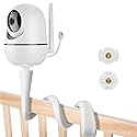 Flexible Baby Monitor Mount Bracket for Hello Baby HB6550/Pro/Plus/HB65/HB66/HB6339/HB248 and ANMEATE SM935E, 17.15 Inch Twist Stand Suitable for Crib