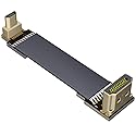 ADT-LINK FPV Cable for HDMI Micro Mini Flat Camera Connector 5cm-50cm Flexible Wire Line 18Gbps 4K@50/60 2160p for HDMI2.0 for FPV Camera (50cm,A2-D3)