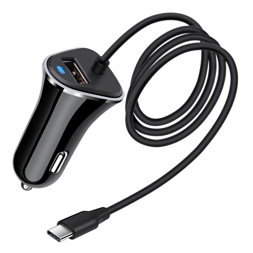 3.4A Car Charger Adapter for Samsung Galaxy S26 Ultra/S26/S25/S24 Ultra/S23/S22/S21 5G/S20/S9,Google Pixel 10a/9 Pro Fold/8Pro/8,iPhone 17e/17 Pro