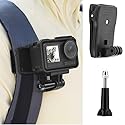 Coyktonty Swivel Backpack Clip Mount for DJI Osmo 360/Action 5 Pro/4 3 2/Pocket 3 2 1/Gopro Series/Insta360 X5/X4/X3/X2/Ace Pro/GO 3S/GO 3 360°