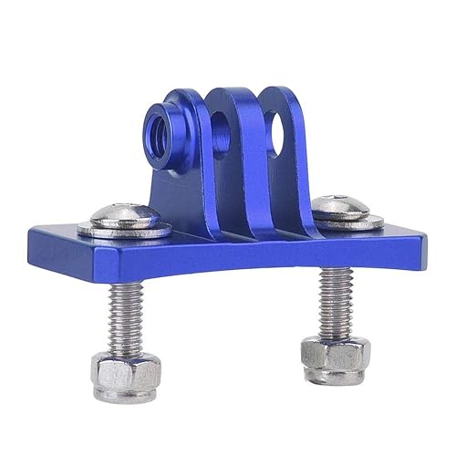 Serounder Skydiving Helmet Fixed Base Holder Adapter Mounts for 7/6/5/4/for/for XiaoYi/for OSMO Action Cameras(Blue)