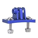 Serounder Skydiving Helmet Fixed Base Holder Adapter Mounts for 7/6/5/4/for/for XiaoYi/for OSMO Action Cameras(Blue)