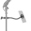 NEEWER BASICS Magnetic Phone Holder for Mic Stand with Flexible Tube, Magnet Adjustable Boom Pole Arm Mount Compatible with iPhone Android Samsung for