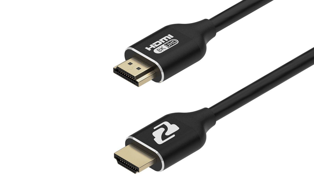 BZB GEAR 8K UHD HDMI 2.1 Certified 48Gbps Cable - 2m/6.6ft - BG-CAB-H21C2