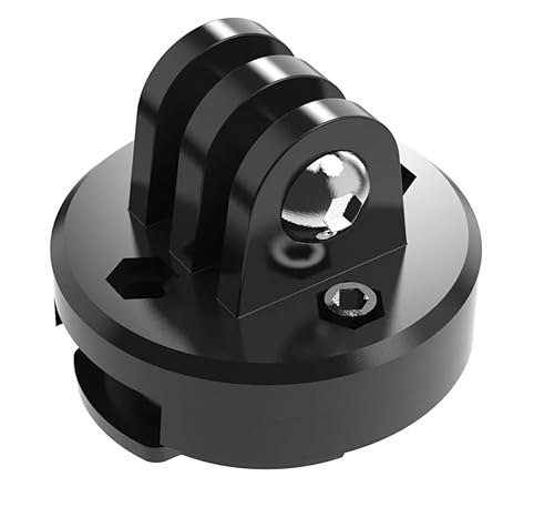 KOM Cycling Top Mount Adapter That Quarter Turn into Compatible Computer Mounts Such as The Garmin Edge or Wahoo - Great for mounting Cameras