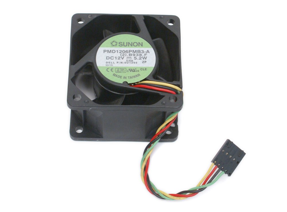 Sunon PMD1206PMB3-A (2).B938.F Cooling Fan 12V~.43Amp (5.2W) 60mm x 60mm x 38mm, 4-Pin Connector, Compatible Part Number N5412N
