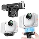 XYYORITRIX Quick Release Mount for Insta360 Go Ultra Camera Aluminum Metal 1/4 Screw Camera Bracket Folding Magnetic Extension Mount Anti-Vibration