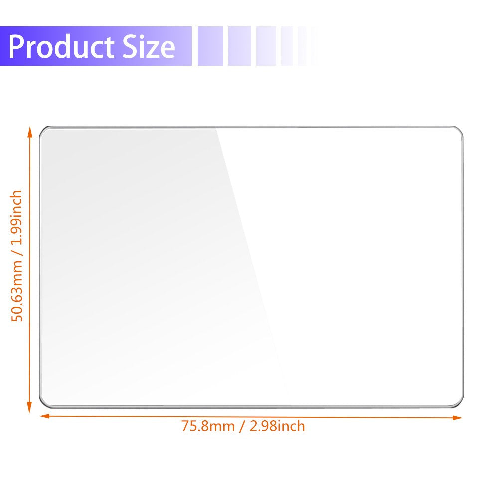 Macolink Screen Protector for Canon EOS M6 / M6 Mark II / M100 M50 (KISS M) / Panasonic Lumix DMC-GX8 Anti-Scratches Tempered Glass Protective Film (2
