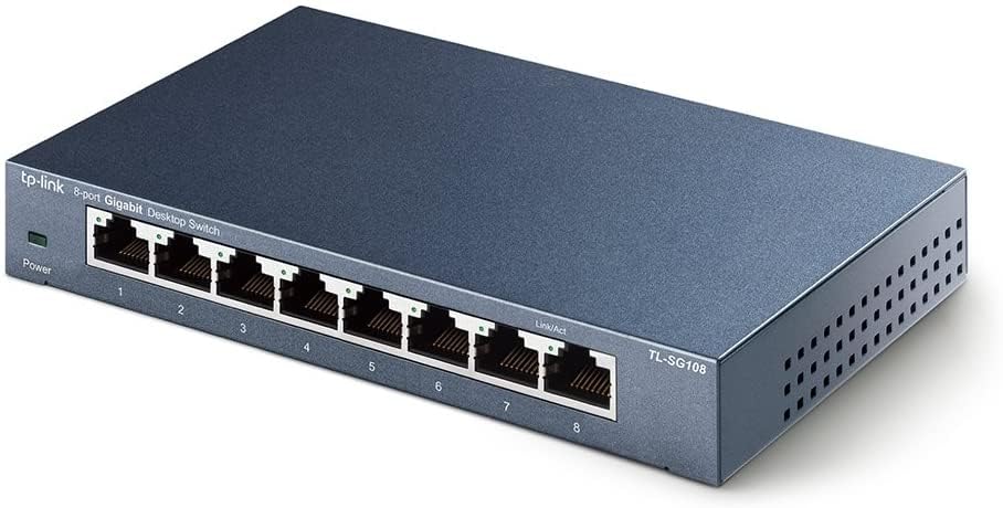 8-Port Gigabit Ethernet Network Switch- Bitcoin Merch