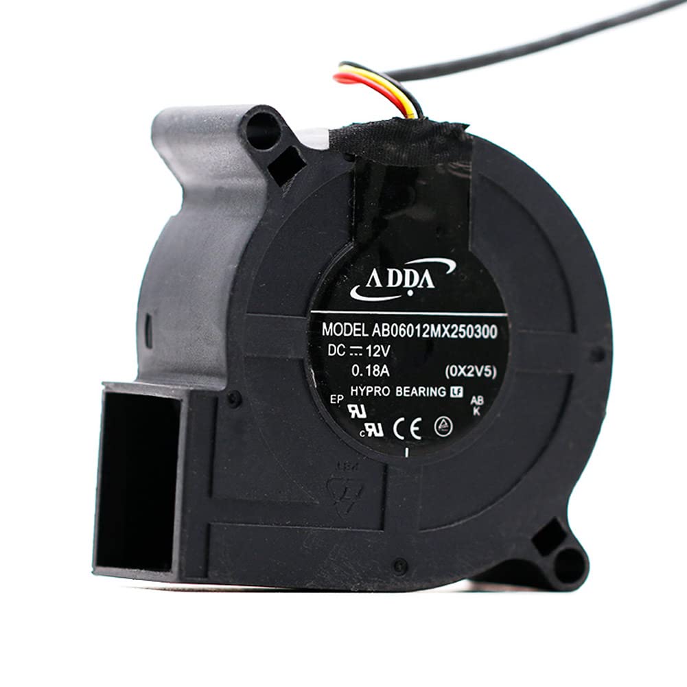 AB06012MX250300 60x60x25mm 12V 0.18A Projector Cooling Fan Blower Turbo Fan