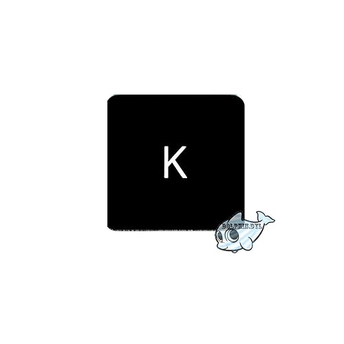 Dolphin.dyl(TM) Replacement Individual Key Cap for US MacBook Pro A1706 A1707 A1708 Key Keyboard(Key Cap Only) (K)