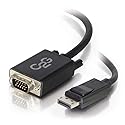 C2G Display Port Cable, Display Port to VGA, Male to Male, Black, 3 Feet (0.91 Meters), Cables to Go 54331 - TAA Compliant