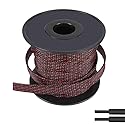 100ft - 1/8 inch Braided Cable Management Sleeve Cord Protector PET Expandable Braided Sleeving-Self-Wrapping Wire Loom for TV/Computer/Home