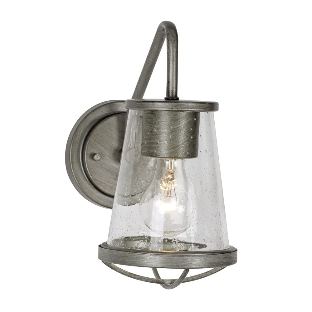 DESIGNERS FOUNTAIN Darby 1-Light Wall Sconce, Weathered Iron, 87001-WI