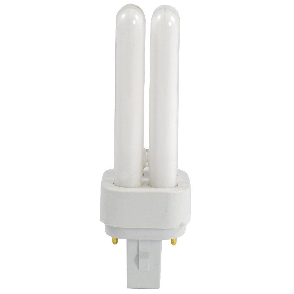 Sylvania 20690 - CF9DD/835/ECO - 9 Watt CFL Light Bulb - Compact Fluorescent - 2 Pin G23-2 Base - 3500K -