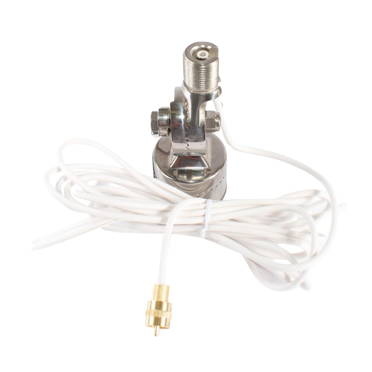Shakespeare Antenna Mount QC Rail SS W/Cable