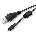 LEAGY USB-A to Mini 8Pin USB 2.0 Fast Charging Transfer Cable with Silver-Plated Plugs and Anti-Jamming Ferrite Magnetic Ring, 3.3 Feet, Black