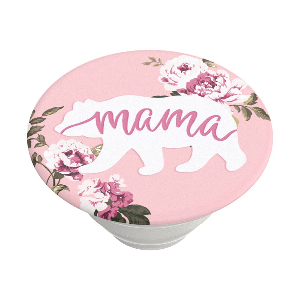 PopSockets Adhesive Phone Grip, Holder, Phone Stand, Nature - Mama Bear