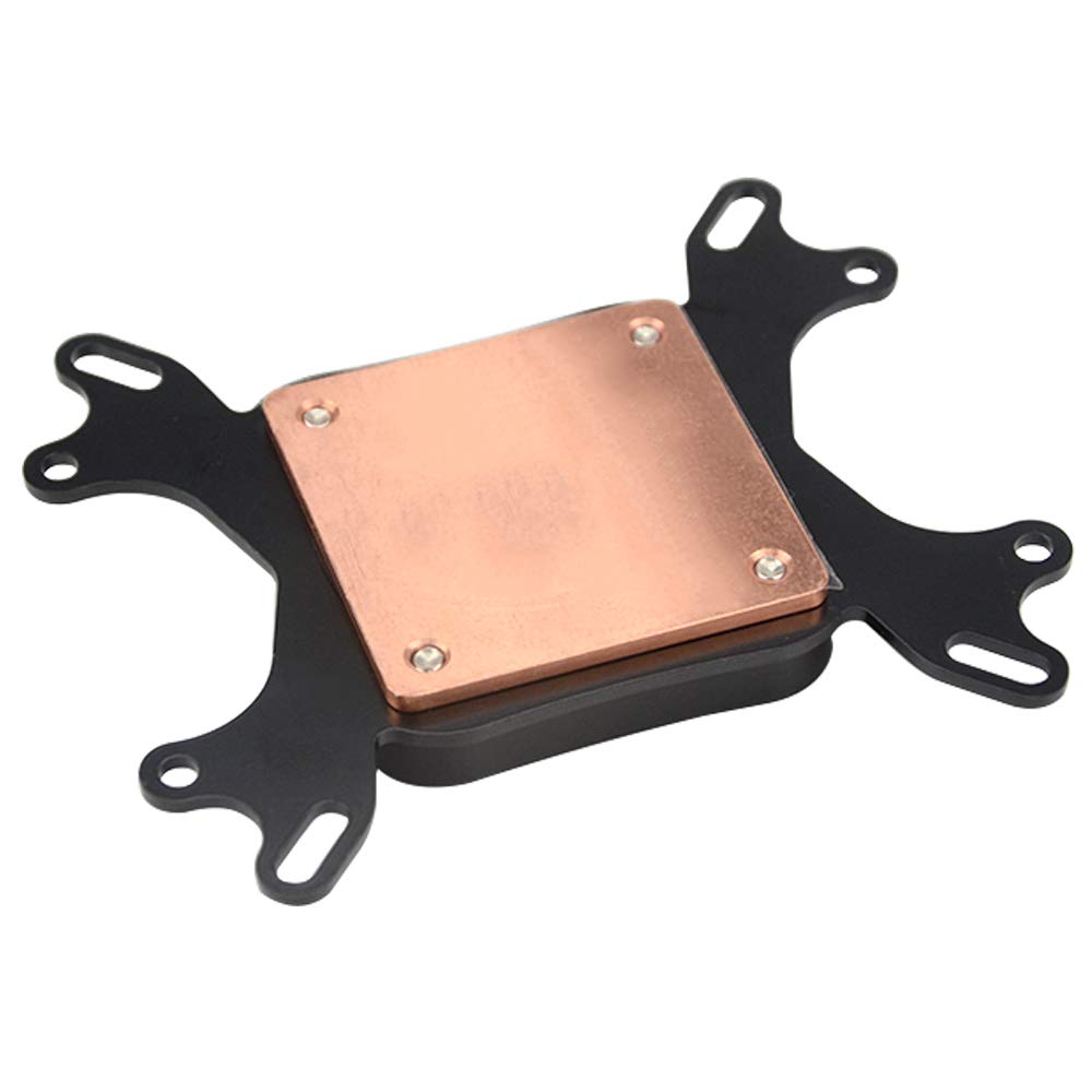 BXQINLENX Professional Universal CPU Water Cooling Block for Intel/AMD Water Cool System Computer Black