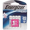 Energizer® Photo Ultimate Lithium AAA Batteries, Pack of 4