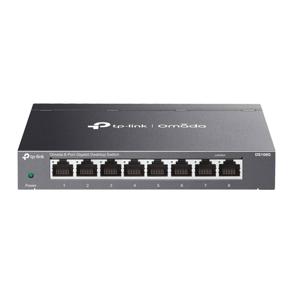 Omada DS108G, 8-Port Gigabit Unmanaged Desktop Switch