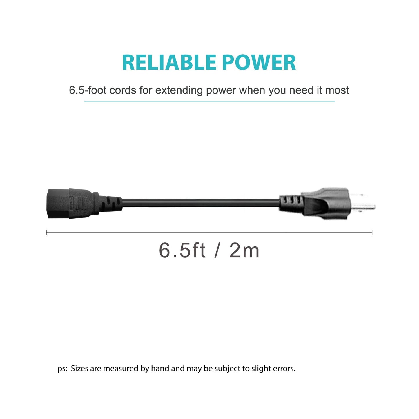 Amp Power Cord for for ION Pathfinder 2 3 4 Speaker, ION Block Rocker iPA76C/A/S IPA23 Block Party & Live, ION Pathfinder, ION Tailgater Bluetooth