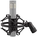 LYRCRO Microphone Shock Mount for 21mm-23mm Small Diameter Size Instrument Condenser Mic or Shotgun Mic like Rode NTG-1 NTG-2