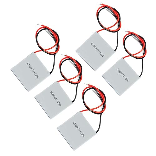 Kiro&Seeu 5pcs TEC1-12706 Heatsink Semiconductor Refrigeration Tablets 5.8A 12 Volt 60W Watt Thermoelectric Cooler Cooling Peltier Plate Module