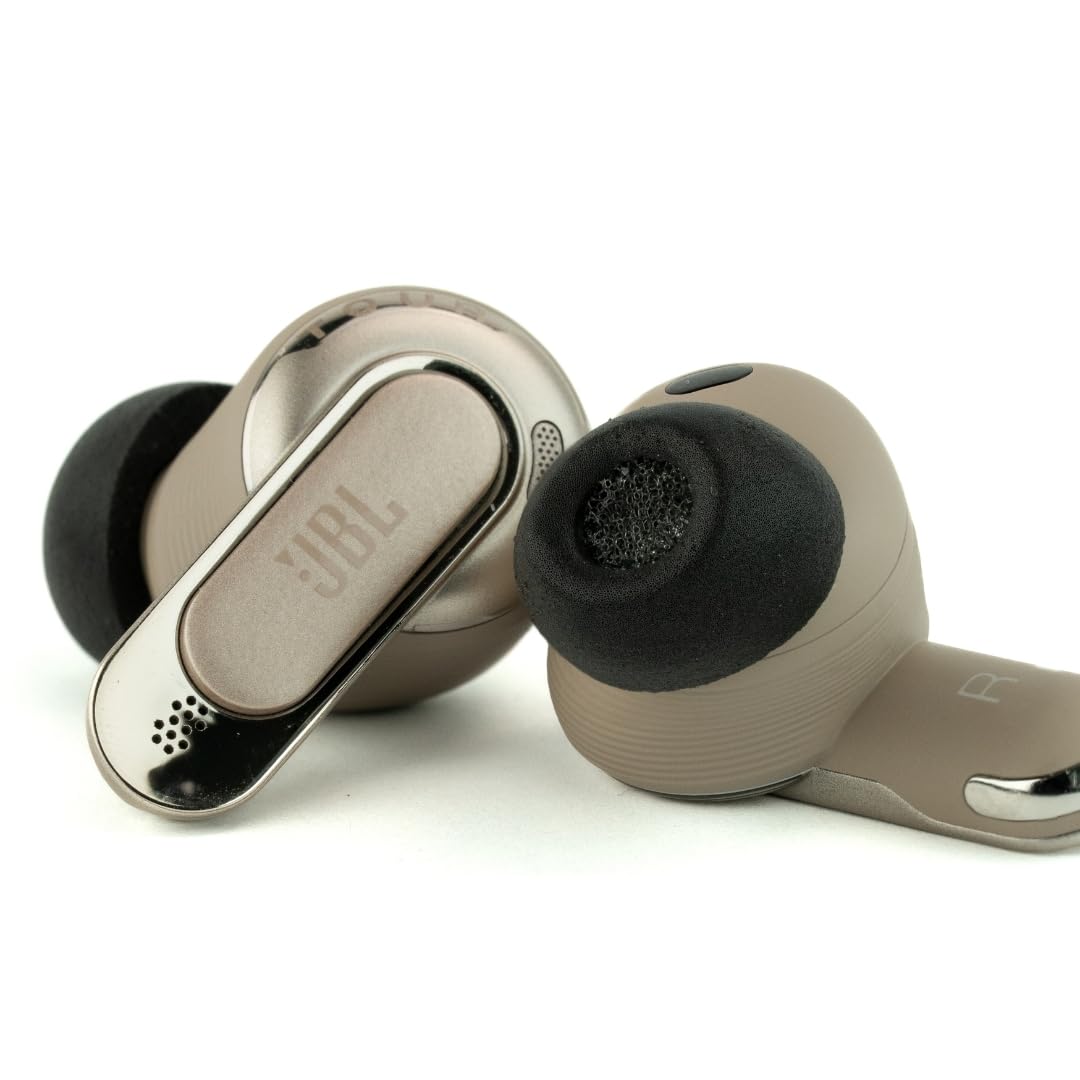 Comply TWo-230-A | Premium Memory Foam Replacement Earbud Tips for JBL Tour Pro 3, Nothing Ear, OnePlus Buds, & More | Ultimate Comfort, Secure Fit