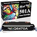 Color Print Compatible Q6470A Black Toner Cartridge Replacement for HP 501A Toner Q6470 6470A for CP3505 CP3505N CP3505X CP3505DN 3600N 3600DN 3800N