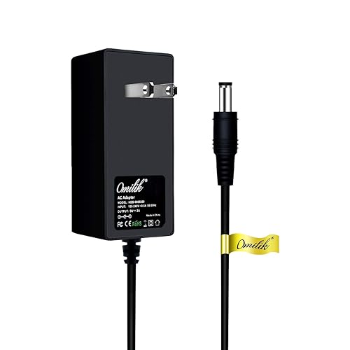 Omilik 9V AC to DC Adapter Compatible with ProForm Upright Bikes and Hybrid Trainer Elliptials NordicTrack GX 2.5, 2.7, 4.5, 4.7 E 5.9 Power Supply…