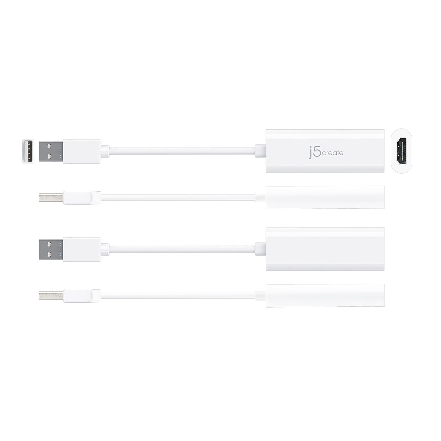 j5create USB to HDMI Display Adapter- USB to HDMI 1080P Cable Converter Adapter for Windows (JUA195)