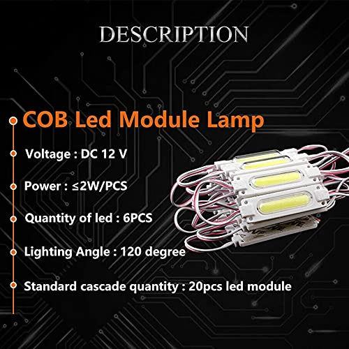 YSY LED Storefront Lights Outdoor Module Light COB LED Lights with Tape Adhesive Waterproof Storefront Window Light for Business Store Advertising