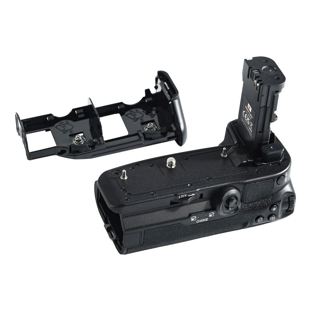 DSTE BG-R10 Battery Grip for Canon EOS R5, R5C, R6, R6M2 Camera with Remote Control, Replace Canon LP-E6N Rechargeable Lithium-ion Battery