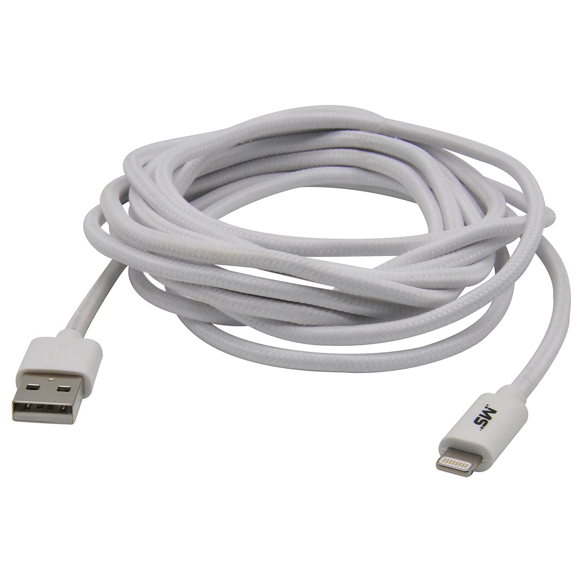 MobileSpec MB06624 10 Foot Lightning Compatible Cable - White