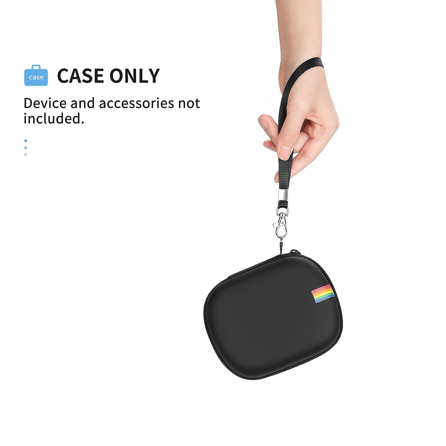Yinke Case for Polaroid Go 9035/9071/9070 Instant Mini Camera, Hard Organizer Portable Carry Travel Cover Storage Bag (Black)