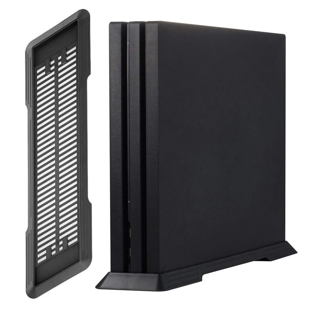 KlsyChry Vertical Stand for PS4 Pro PlayStation 4 Pro with Built-in Cooling Vents and Non-Slip Feet